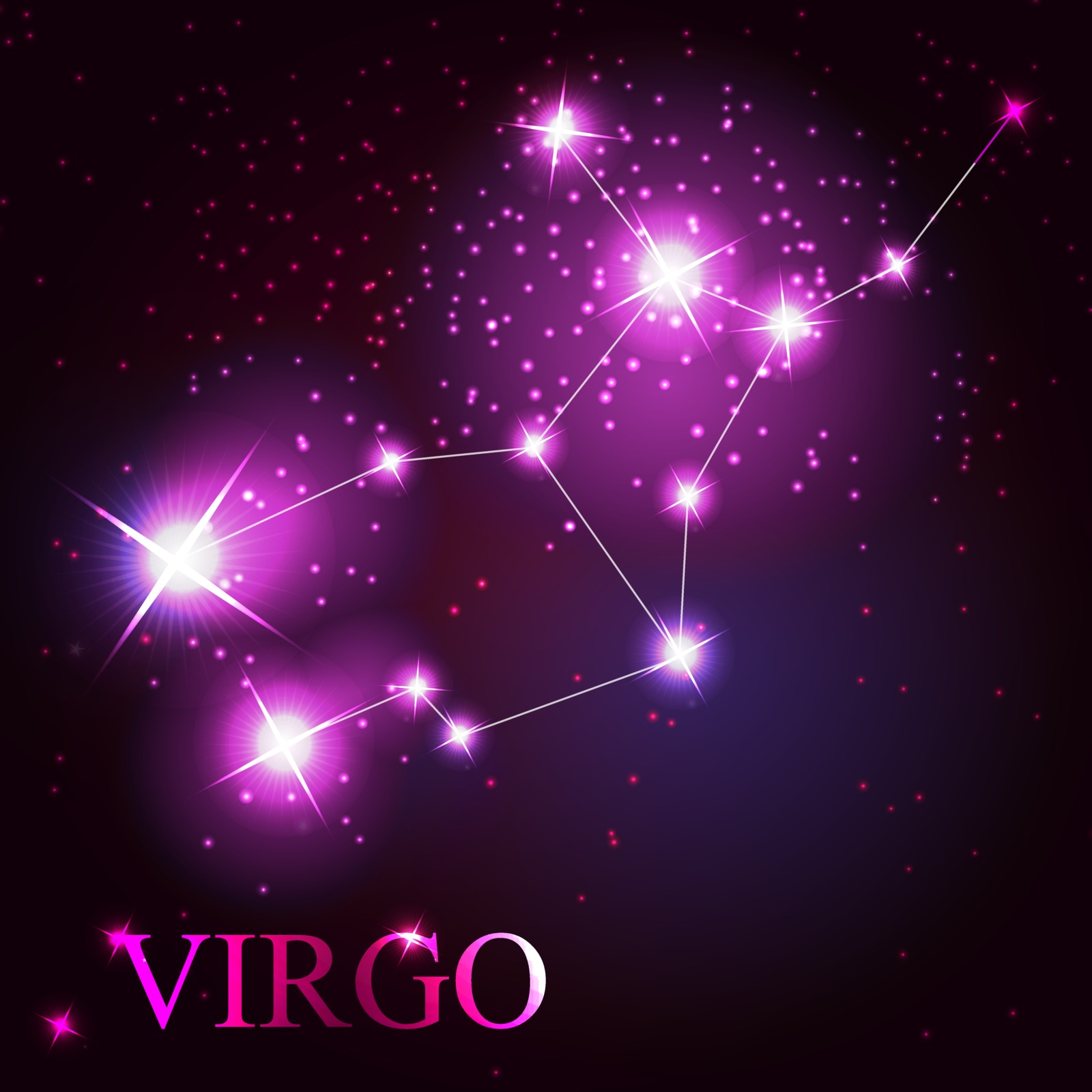 virgo zodiac sign bright