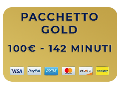 Acquista pacchetti minuti 37 gold 100 euro 2